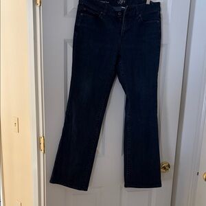 LOFT Women's Deep Indigo Straight Leg Jeans